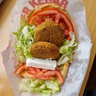 Kebab Vegetal Con Queso