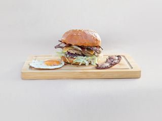 Burger amerykańskie śniadanie