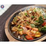 Veg Sizzler with Rice and FREE NAAN