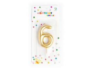 სანთელი ციფრი 6