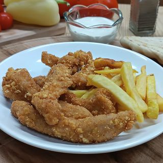 Hrskavi pileći štapići ( za 1 osobu )