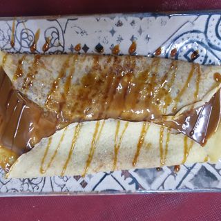 Crep con dulce de leche 