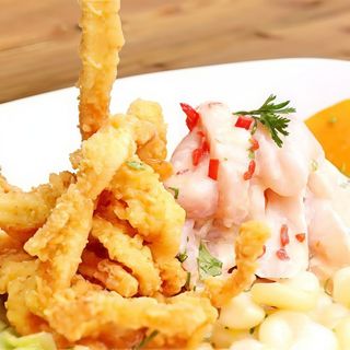 Ceviche Con Chicharrón