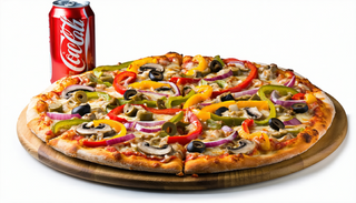 Pizza Végétarienne + Cannette