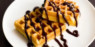 Gofres de chocolate