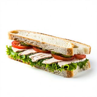 Bocadillo De Lechuga, Atún, Tomate Y Mayonesa