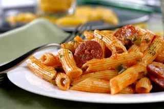 Macarrones con Chorizo
