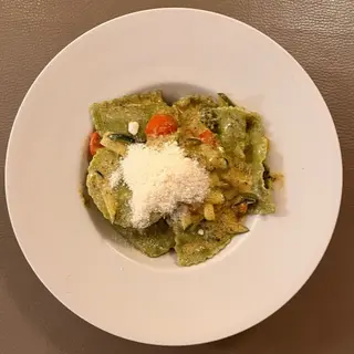 Raviolis "Girasoles de pera"