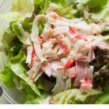 ensalada de cangrejo