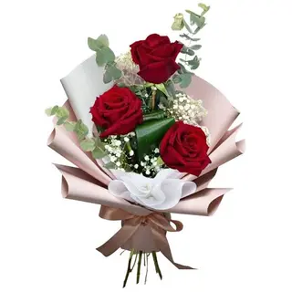 3 Rose rosse cm 50 locali