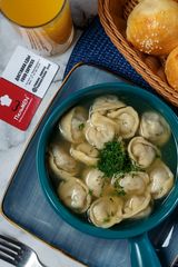 Пельмени с телятиной и грибами
(250 гр.)