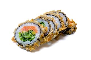 Рол Альмонд з лососем