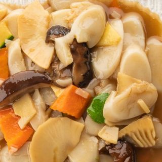 225- Gnocchi con Verdure / Asian Rice cakes with Vegetables / 蔬菜年糕