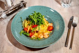 Tagliatelle cu creveți