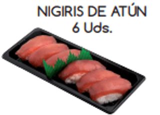 14. Nigiris De Atún (6 Uds.)