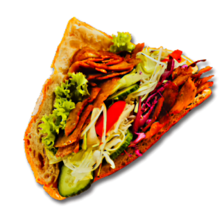 Kebab na grubym cieście