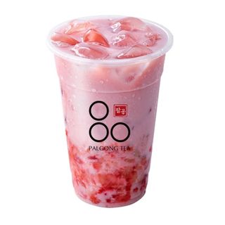 Fresa milk tea