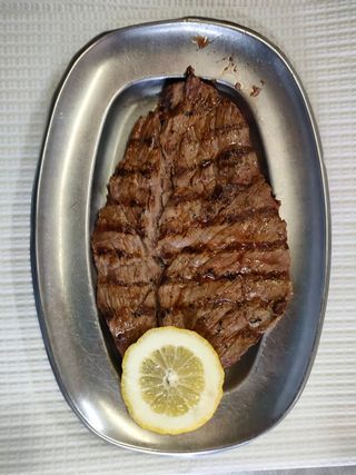 Bife de vazia / bife steak prato