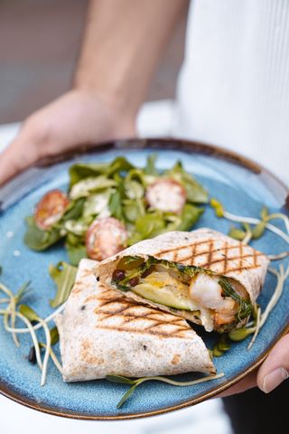 TORTILLA Z KREWETKĄ