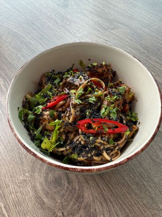 Удон з креветкою