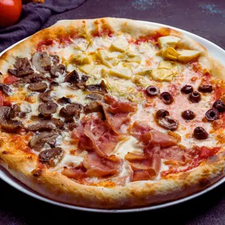Pizza 4 saisons - petite 25 cm