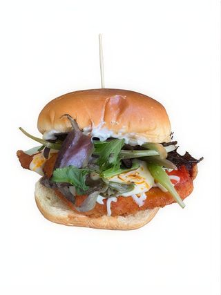 Bocadillo De Milanesa Con Queso De Cabra