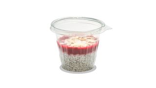 Chia z maliną i kokosem