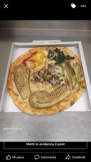 Pizza vegetariana 