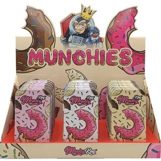 Caja metálica / Cenicero portátil DONUTS - Monkey King (DISEÑO AL AZAR)