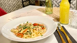 TAGLIATELLE POLLO SPINACI