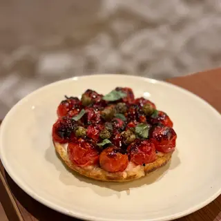 Tarta de Tomates Cherrie Caramelizados