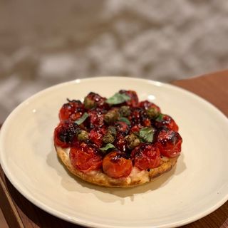 Tarta de Tomates Cherrie Caramelizados