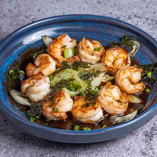 Креветки WOK, устричний соус 150/30г