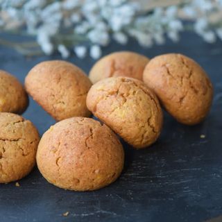 Курабийки от лимец и орехи с жив квас 100г