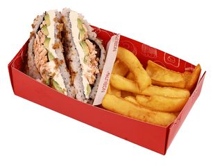 Kombo Sandwich z pieczonym łososiem (380g)