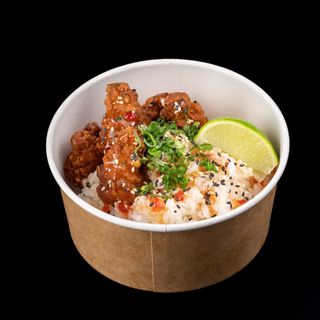 Поке с азиатско пиле