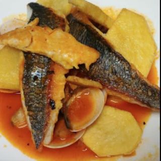 Bacalao Braseado Con Verduras