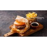 Grilled Beef Burger + Chips and a soda 