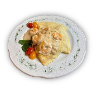 Млинці з креветкою