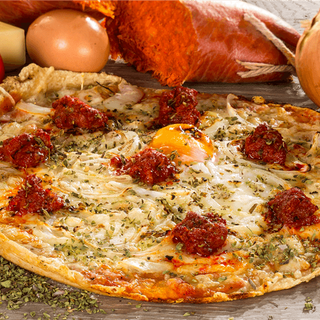 Mallorquina con huevo