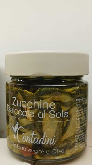 Zucchine essicate al sole