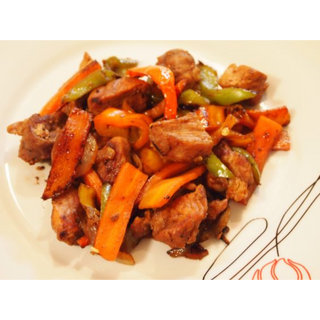 33. Свинско със зеленчуци