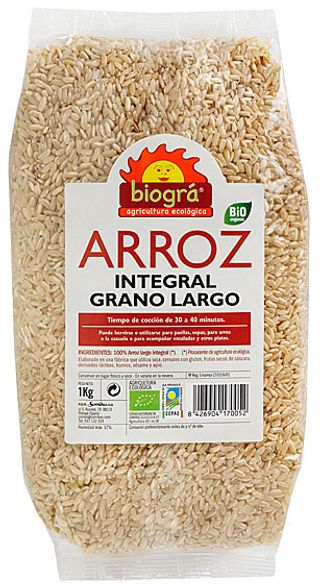 Arroz Integral Largo Biográ 1Kg