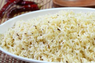 Arroz basmati com cominhos