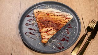 Clatita cu  dulceata + Coca Cola