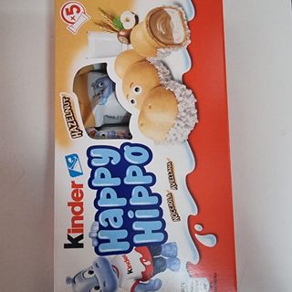 Happy hippo X 5 white