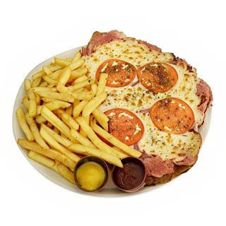 Escalope De Ternera A La Napolitana Con Patatas