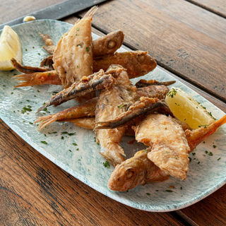Fritura de pescadito de la bahia de calpe