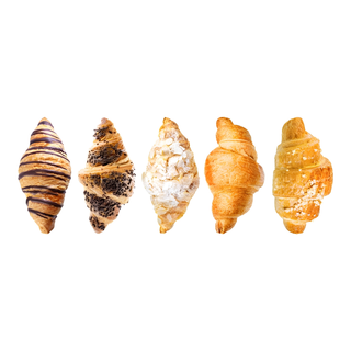 Cornetto salato con cioccolato bianco