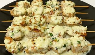 Chicken and cheese tikka